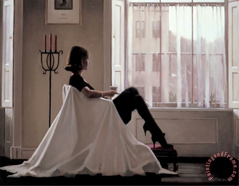 Jack Vettriano In Thoughts of You Art Painting