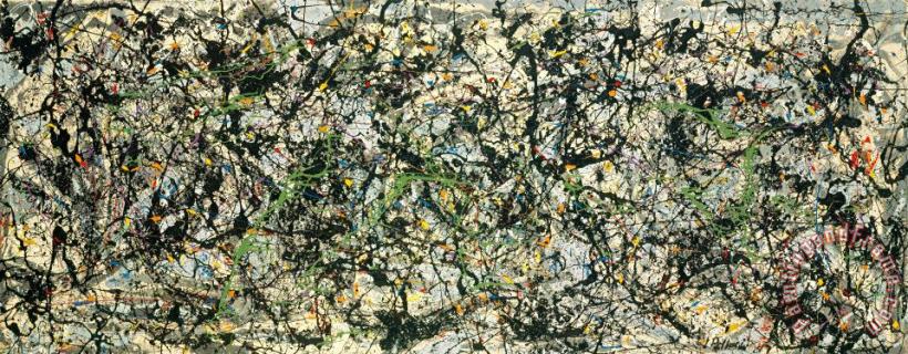 Jackson Pollock Lucifer 1947 Art Painting