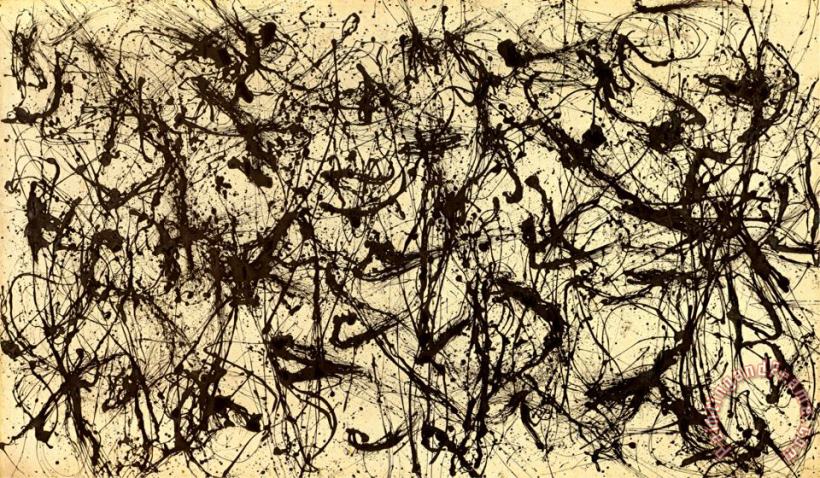 Jackson Pollock No 32 C 1950 Art Painting