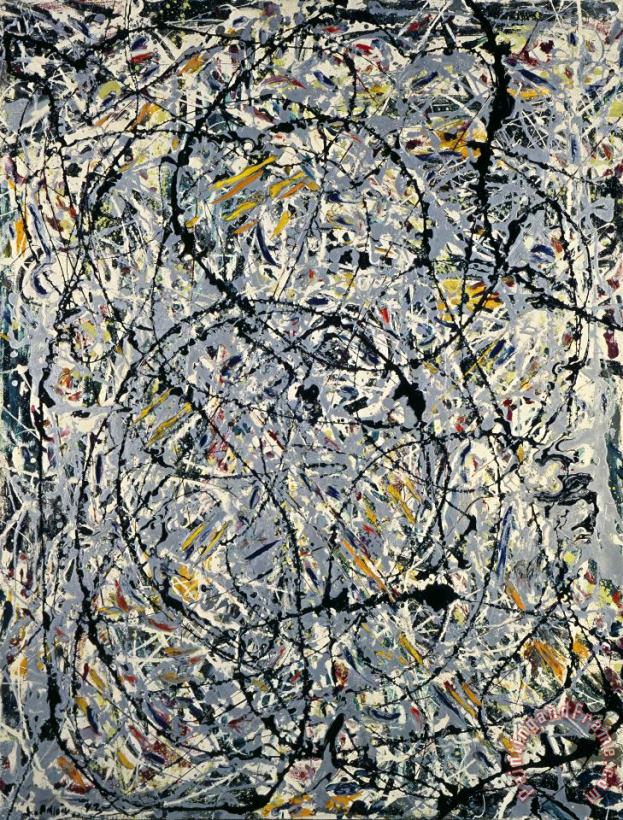 Jackson Pollock Watery Paths, 1947 Art Print