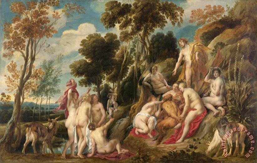 Jacob Jordaens Marsyas Ill Treated by The Muses Art Painting