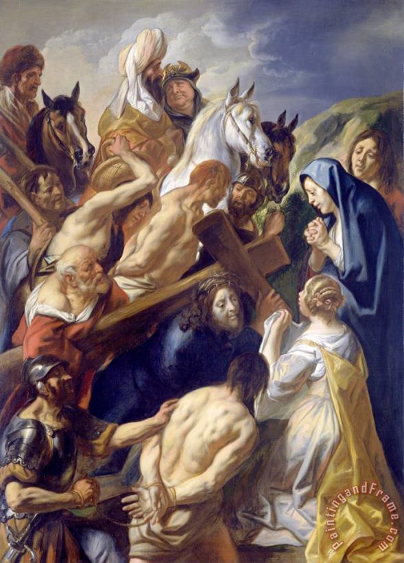 The Carrying of The Cross painting - Jacob Jordaens The Carrying of The Cross Art Print