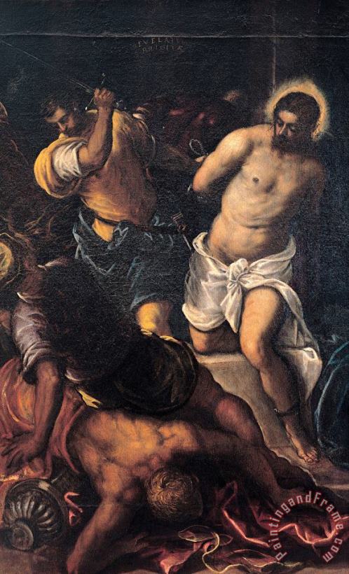 Crowning with Thorns painting - Jacopo Robusti Tintoretto Crowning with Thorns Art Print