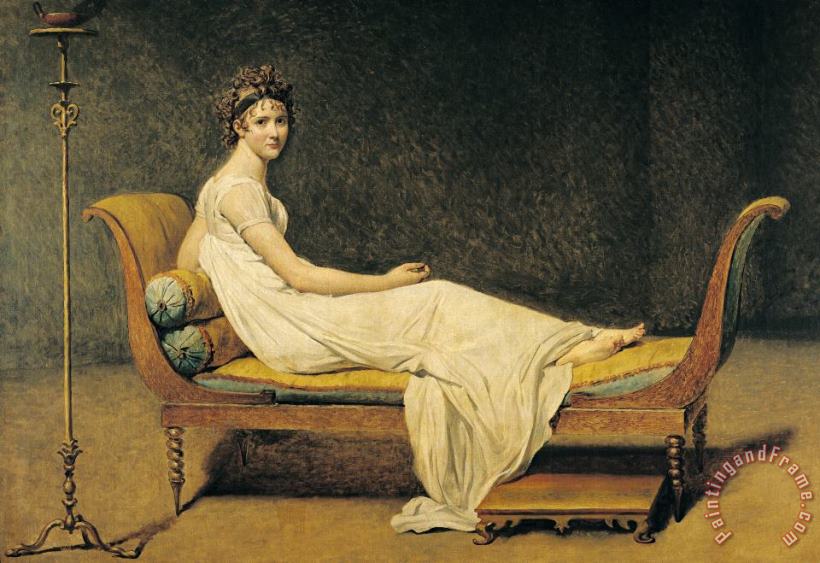 Jacques Louis David Madame Recamier Art Painting
