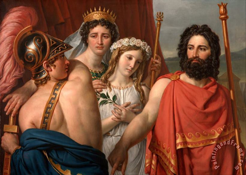 Jacques Louis David The Anger of Achilles Art Painting
