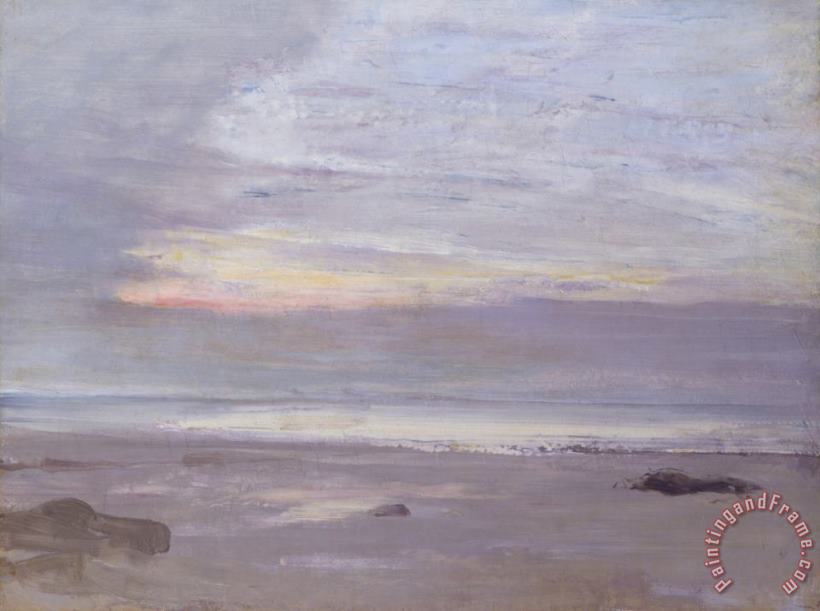 James Abbott McNeill Whistler Crepuscule in Opal, Trouville Art Painting
