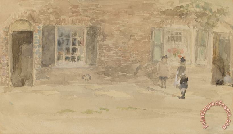 James Abbott McNeill Whistler Village Shop, Chelsea Art Painting