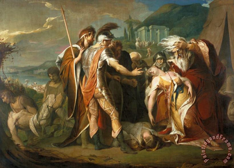 King Lear Weeping Over The Dead Body of Cordelia painting - James Barry King Lear Weeping Over The Dead Body of Cordelia Art Print