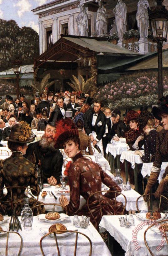 James Jacques Joseph Tissot The Artist's Ladies Art Painting