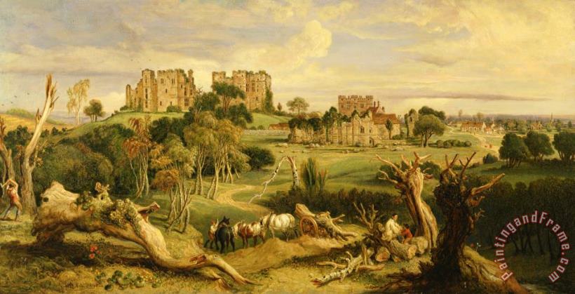 Kenilworth Castle, Warwickshire painting - James Ward Kenilworth Castle, Warwickshire Art Print