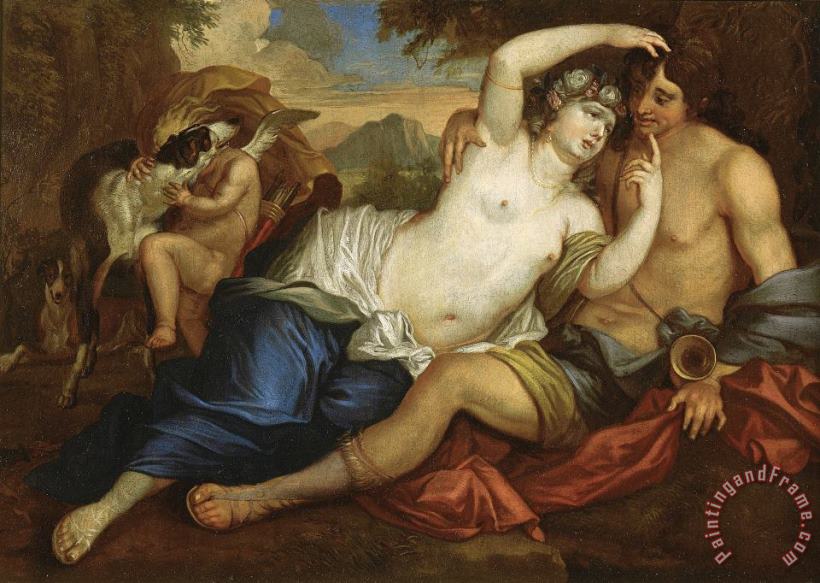 Jan Boeckhorst Venus And Adonis Art Painting