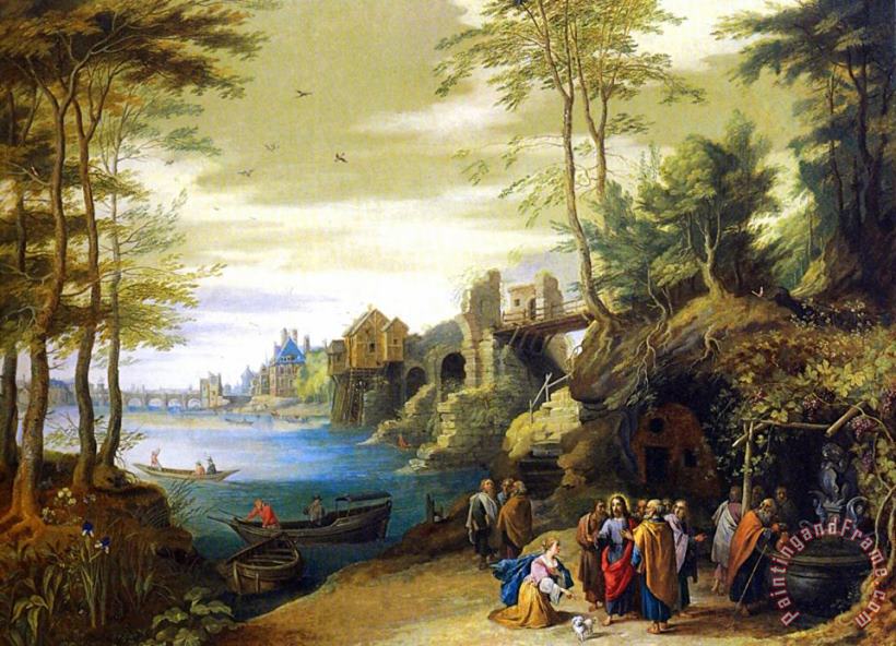 Christ And The Canaanite Woman painting - Jan Brueghel Christ And The Canaanite Woman Art Print