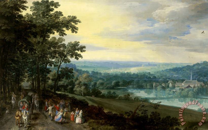 Jan Brueghel Woodland Fair Art Painting