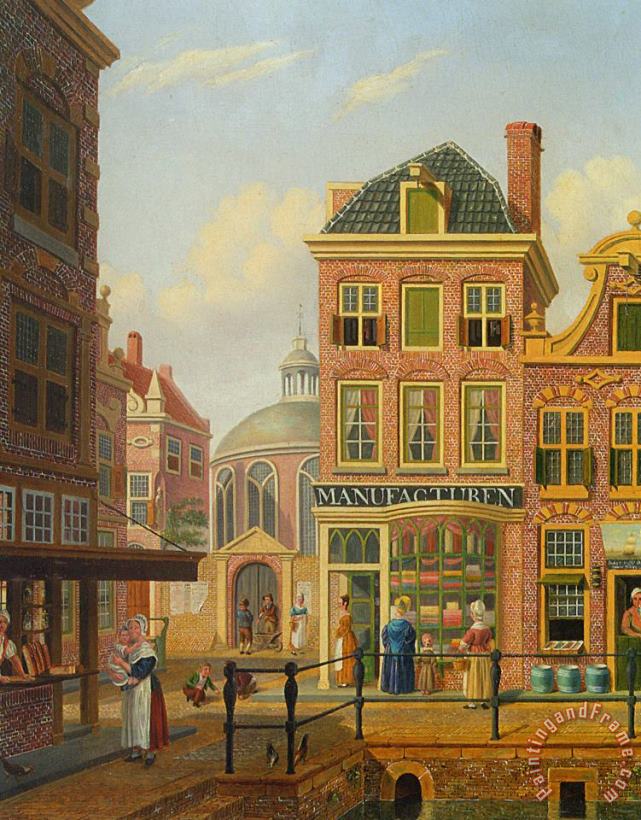 Jan Hendrik Verheijen A Capriccio View in Amsterdam Art Print