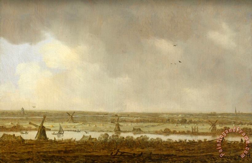 Jan Josefsz Van Goyen Polder Landscape Art Painting