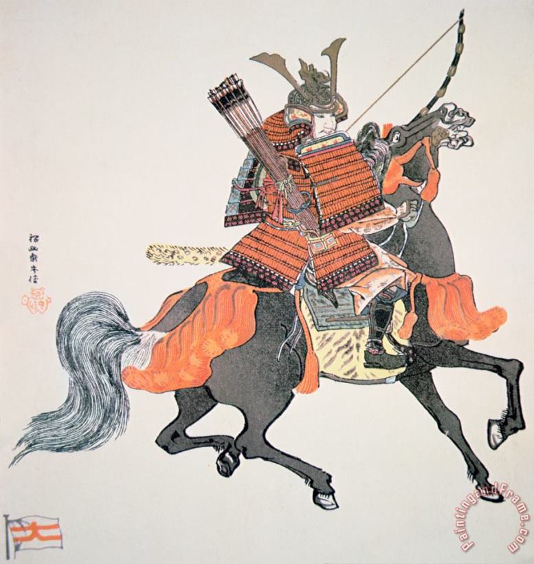Japanese School Samurai Art Print