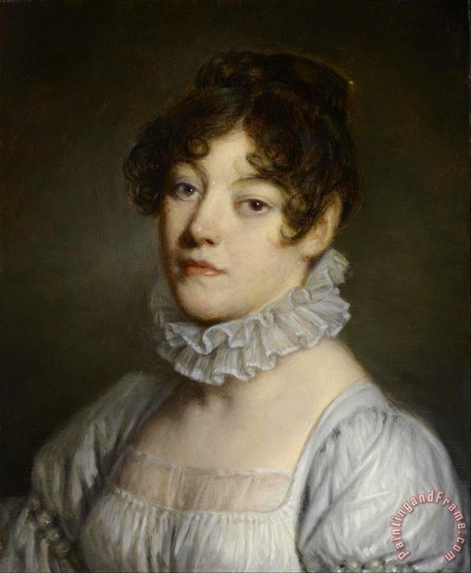 Jean-Baptiste Greuze  Portrait of a Young Woman Art Painting