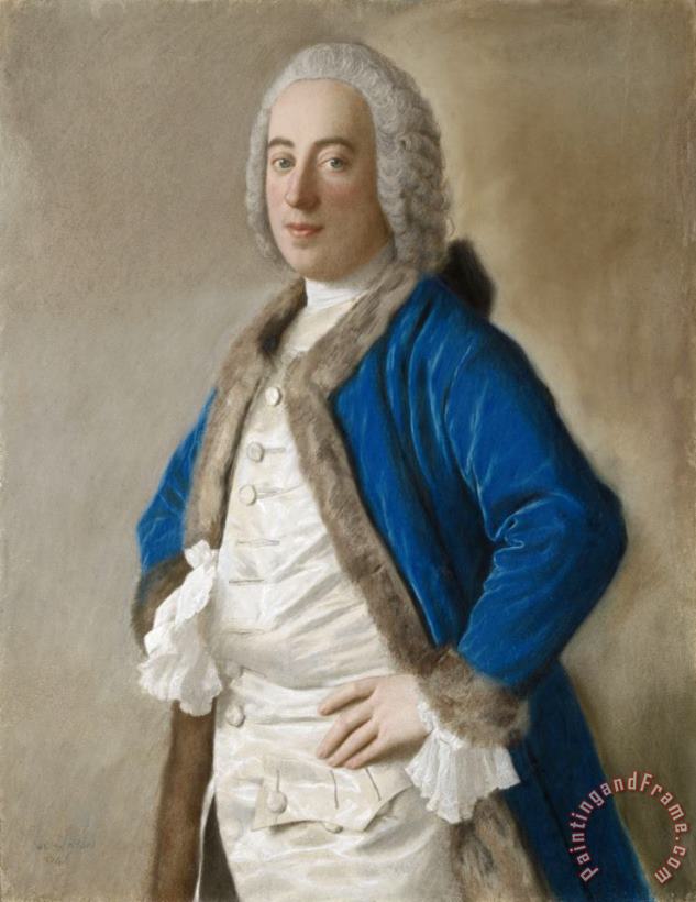 Jean-Etienne Liotard Portret Van Joseph Bouer, Koopman Te Genua Art Painting