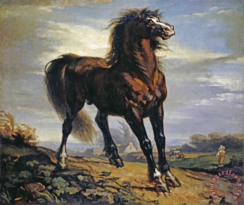 Jean-Francois Millet The Horse Art Print
