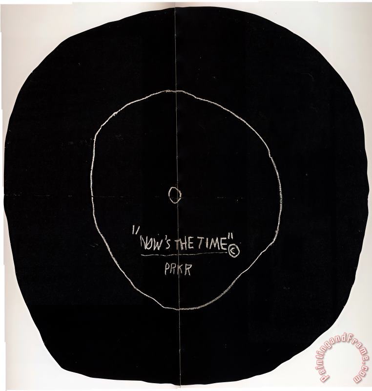 Jean-michel Basquiat Now S The Time Art Print