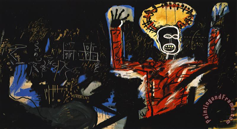 Profit I painting - Jean-michel Basquiat Profit I Art Print