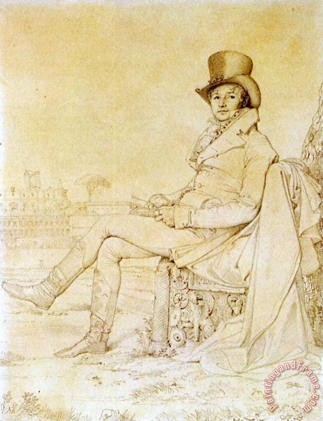 Jean Auguste Dominique Ingres Lucien Bonaparte Art Print