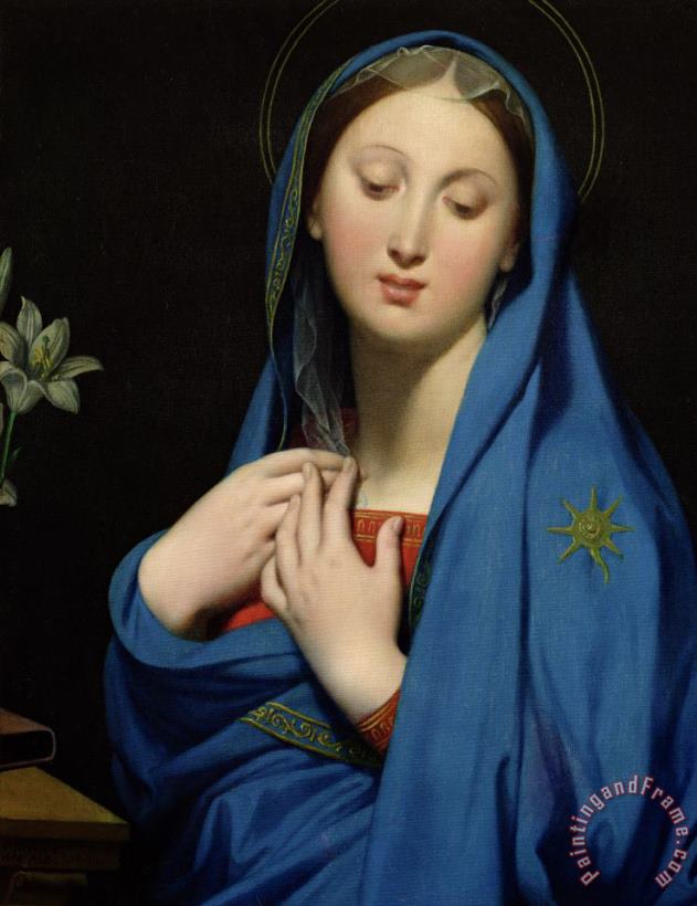Virgin Of The Adoption painting - Jean Auguste Dominique Ingres Virgin Of The Adoption Art Print