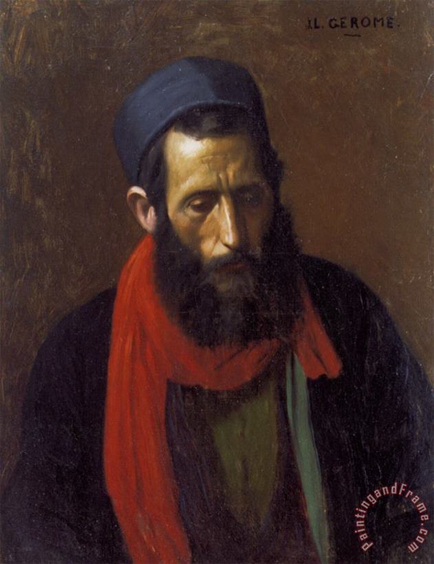 Portrait D'un Juif painting - Jean Leon Gerome Portrait D'un Juif Art Print
