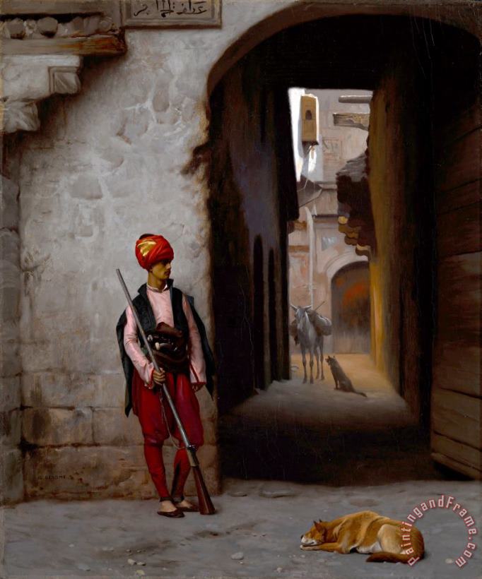 The Guard painting - Jean Leon Gerome The Guard Art Print