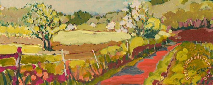 A Bend in the Road painting - Jennifer Lommers A Bend in the Road Art Print