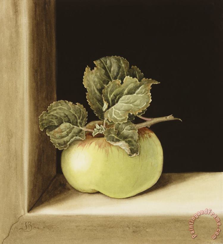 Apple painting - Jenny Barron Apple Art Print