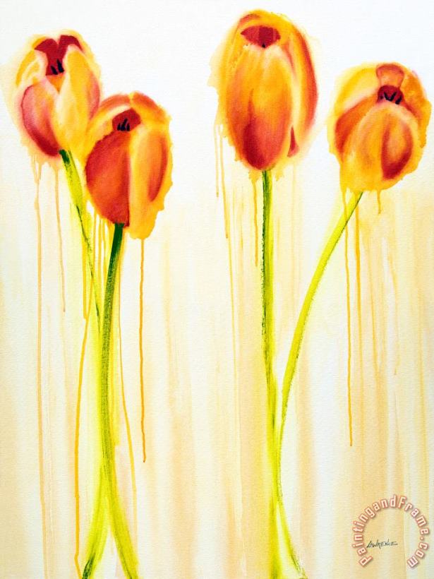 Jerome Lawrence Tulips are People XVII Art Print
