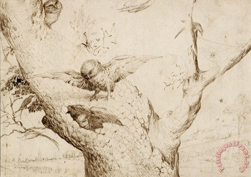 Jheronimus Bosch The Owl's Nest Art Print