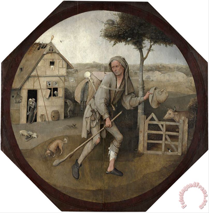 The Pedlar painting - Jheronimus Bosch The Pedlar Art Print