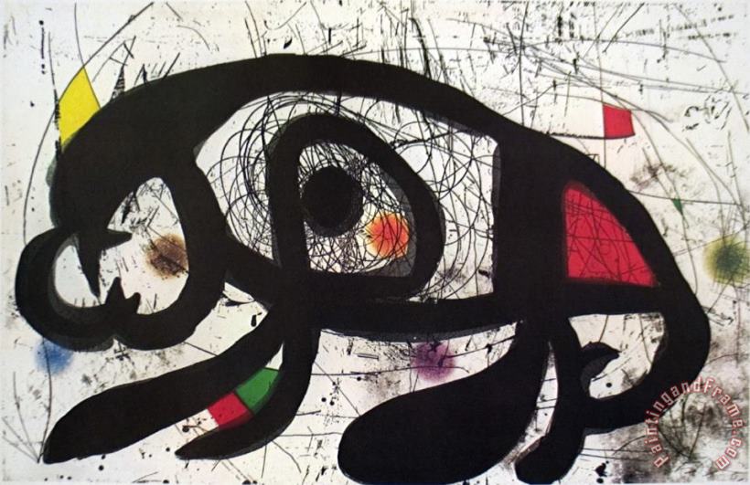 Joan Miro 1979 at Pace Columbus Art Print