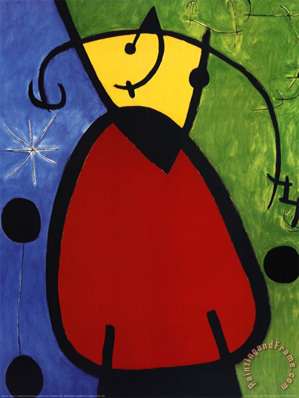 Joan Miro Daybreak Tagesanbruch 1968 Art Painting