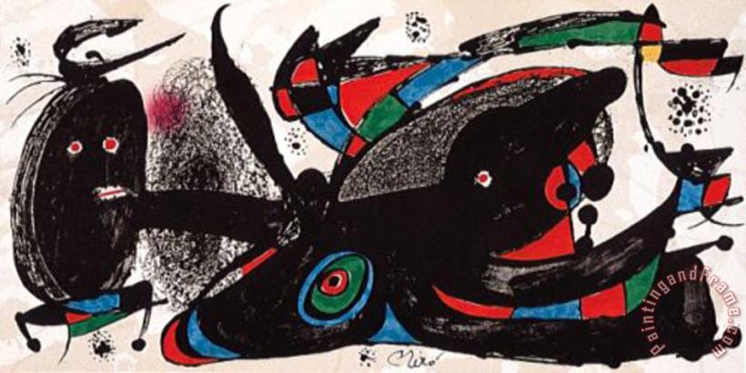 Escultor Great Britain painting - Joan Miro Escultor Great Britain Art Print