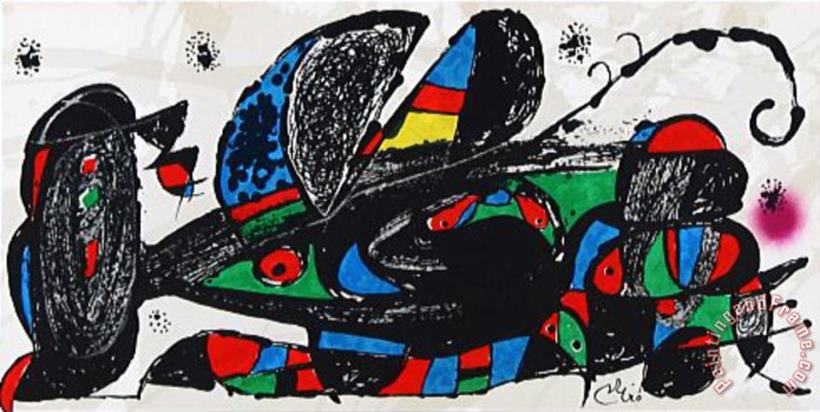 Joan Miro Escultor Iran Art Print
