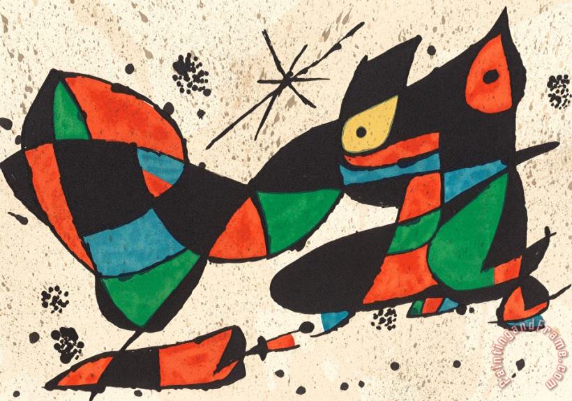 Joan Miro Obra Grafica, 1978 Art Print