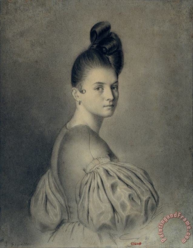 Joaquim Espalter Portrait of a Lady Art Painting