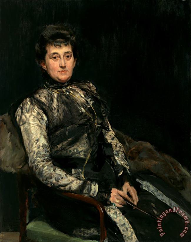 Joaquin Sorolla y Bastida Portrait of Maria Teresa Moret Y Remisa, Senora De Beruete Art Painting