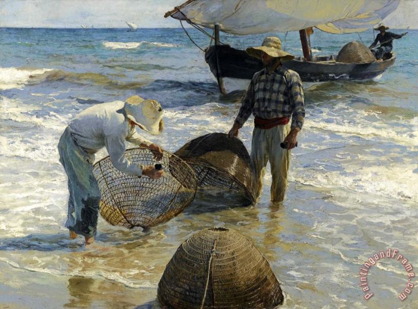 Valencian Fisherman painting - Joaquin Sorolla y Bastida Valencian Fisherman Art Print