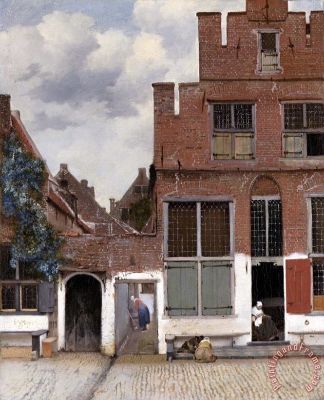 Johannes Vermeer The Little Street Art Print