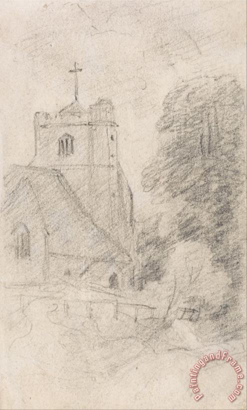 John Constable Leatherhead Church, Near Epsom, From The Northeast Art Painting