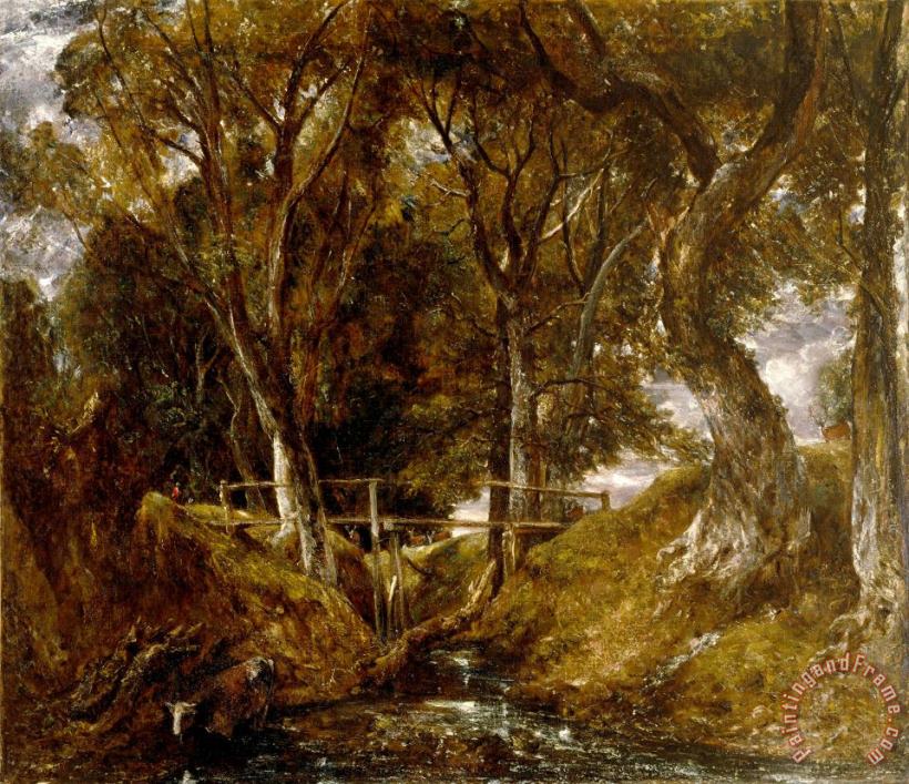 John Constable The Dell at Helmingham Park Art Painting