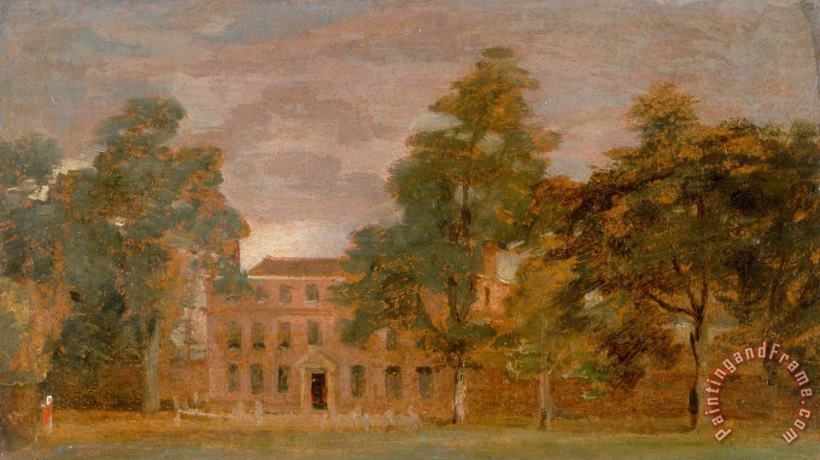 John Constable West Lodge, East Bergholt Art Print