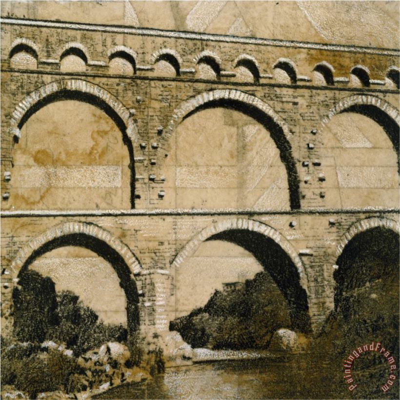 Aqueduct 1 painting - John Douglas Aqueduct 1 Art Print