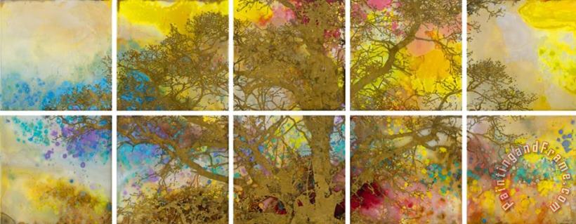 John Douglas Late Afternoon Trees Composition Art Print
