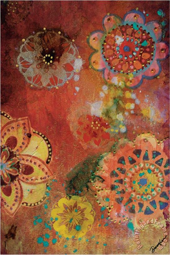 Rafflesia Vi painting - John Douglas Rafflesia Vi Art Print