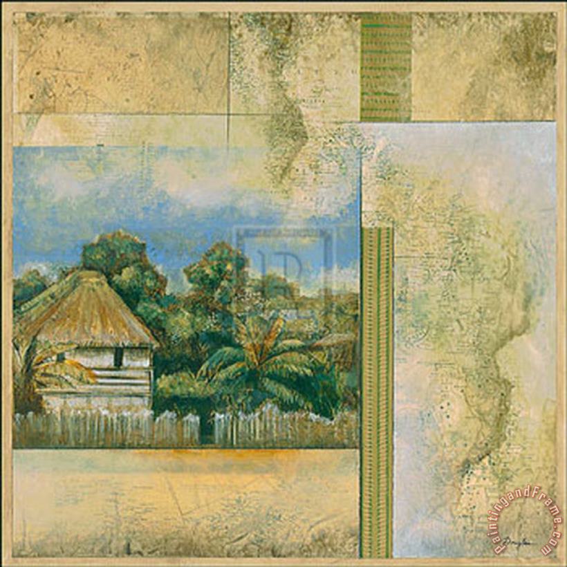 John Douglas Tropical Journey I Art Painting